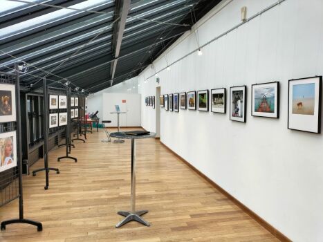 La galerie d'exposition de la la médiathèque